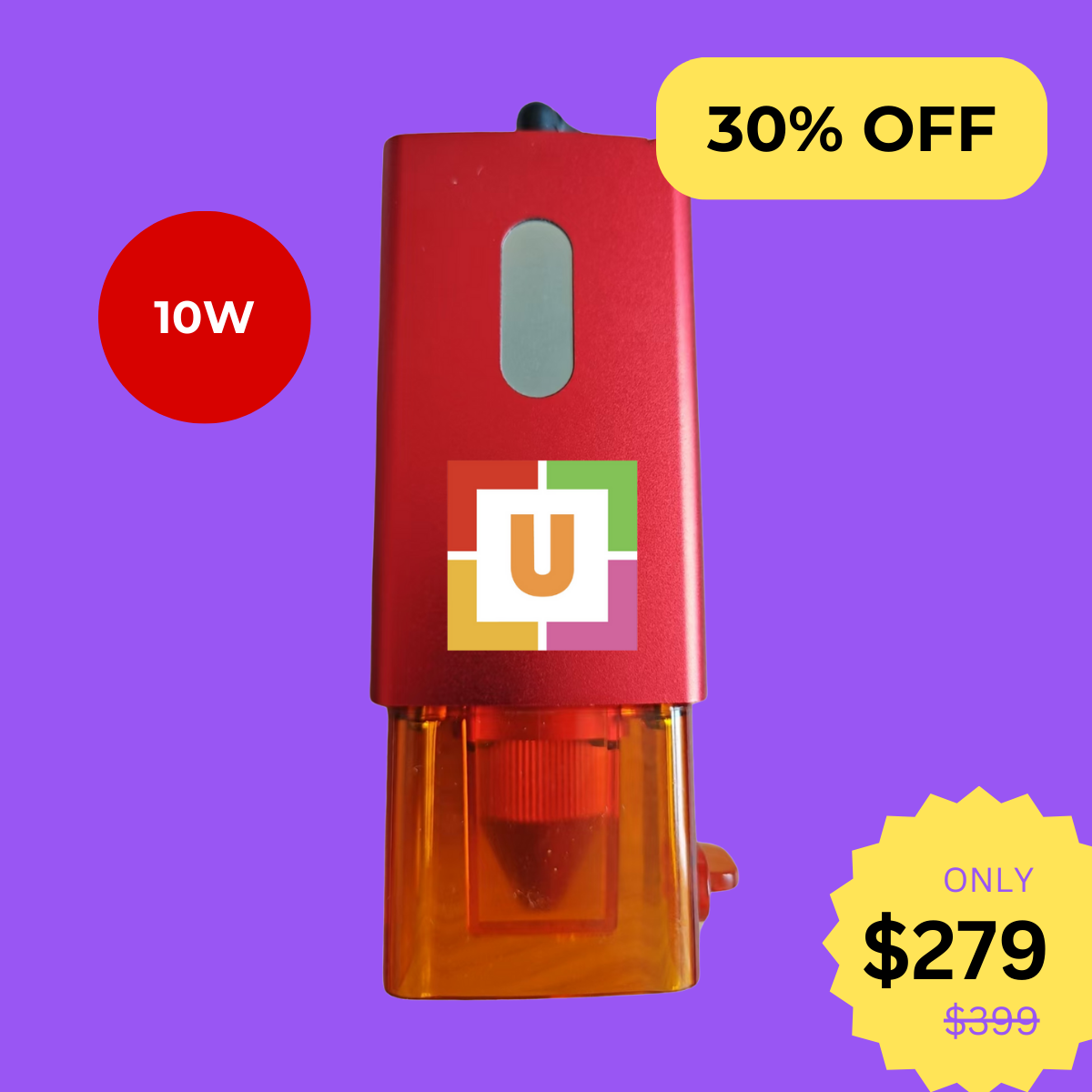 10W Laser Head for UUNA TEK® 3.0 A3/A2/A1/A0/2X1.25M/2X2M/2X4M Size Pen Plotters