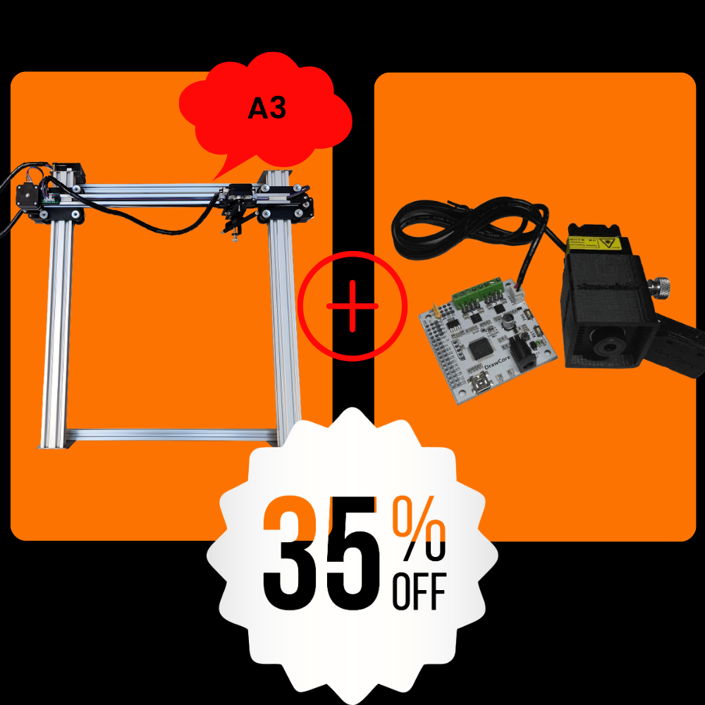 iDraw H A3+2.5W Laser Head Bundle