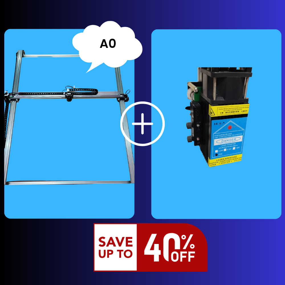 iDraw H A0+15W Laser Head Bundle