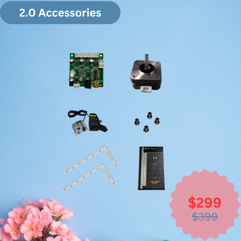 Accessory Kits for iDraw 2.0 Drawing Robot/Drawing Machine/Homework Machine/Calligraphy Plotter/Handwriting Robot/Pen Plotter/Laser Engraver