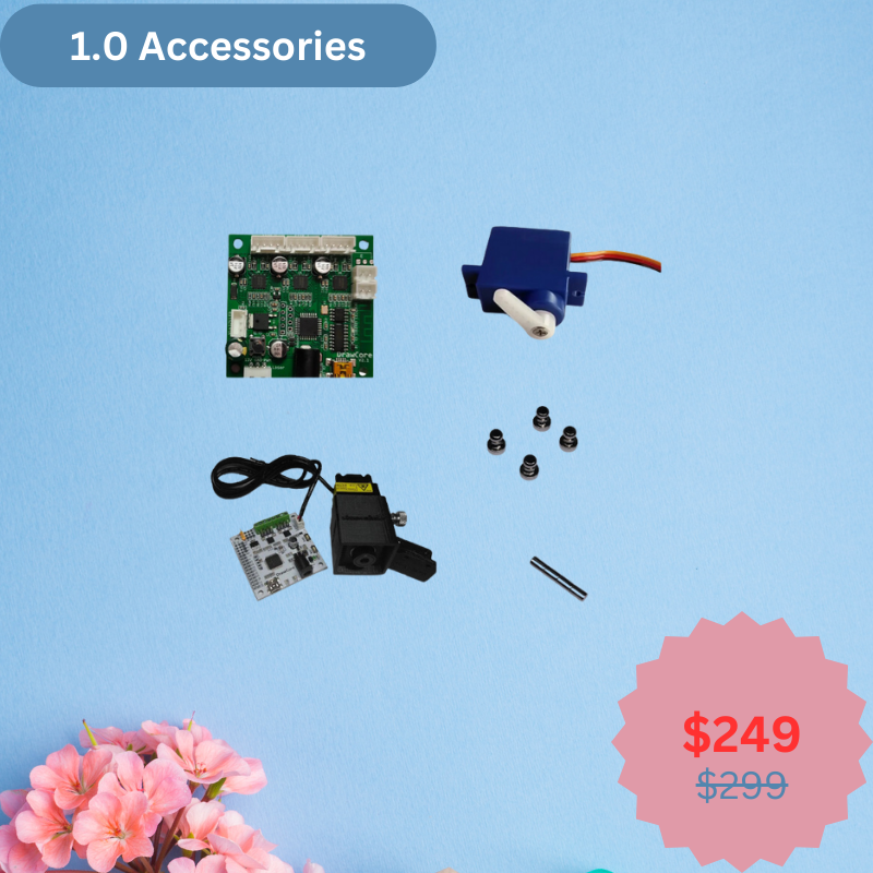 Accessory Kits for iDraw 1.0 Drawing Robot/Drawing Machine/Homework Machine/Calligraphy Plotter/Handwriting Robot/Pen Plotter/Laser Engraver - UUNA TEK