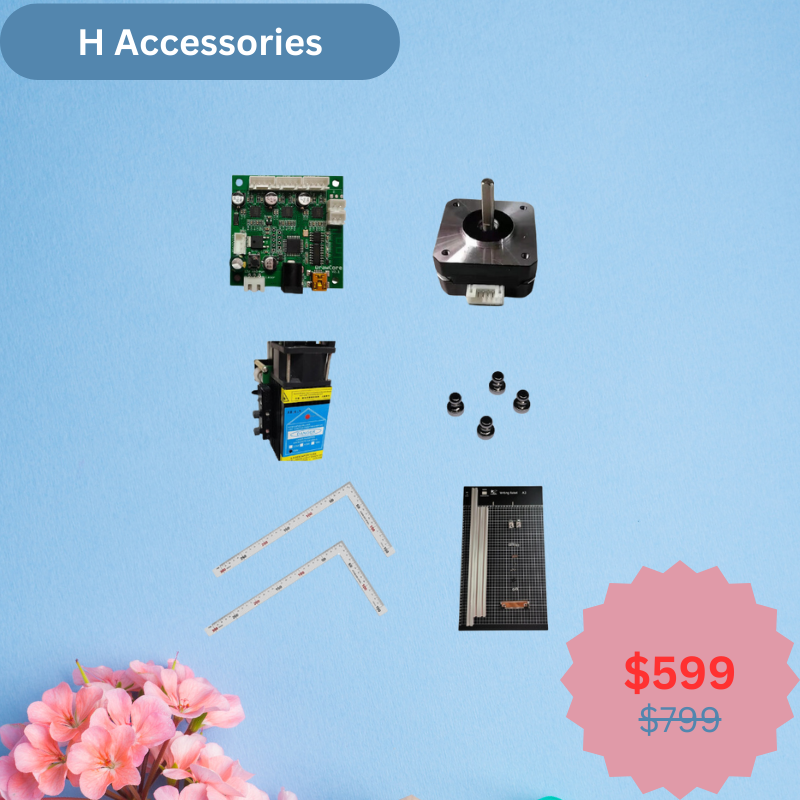 Accessory Kits for iDraw H Drawing Robot/Drawing Machine/Homework Machine/Calligraphy Plotter/Handwriting Robot/Pen Plotter/Laser Engraver