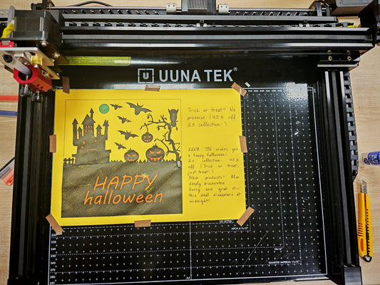DIY Halloween Poster with Inkscape & UUNA TEK 3.0 Pen Plotter