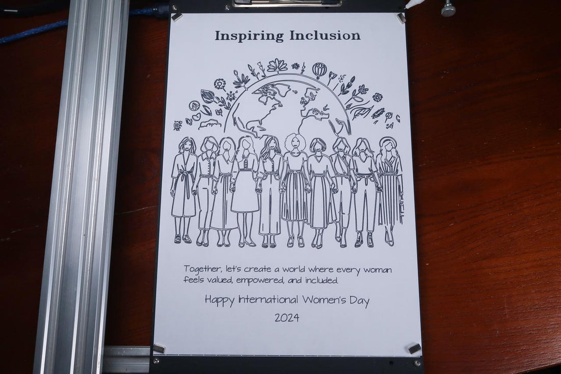 How to Craft an International Women's Day Poster with iDraw Pen Plotter