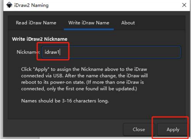 How to Assign Nicknames to Your iDraw Pen Plotters for Seamless Operation