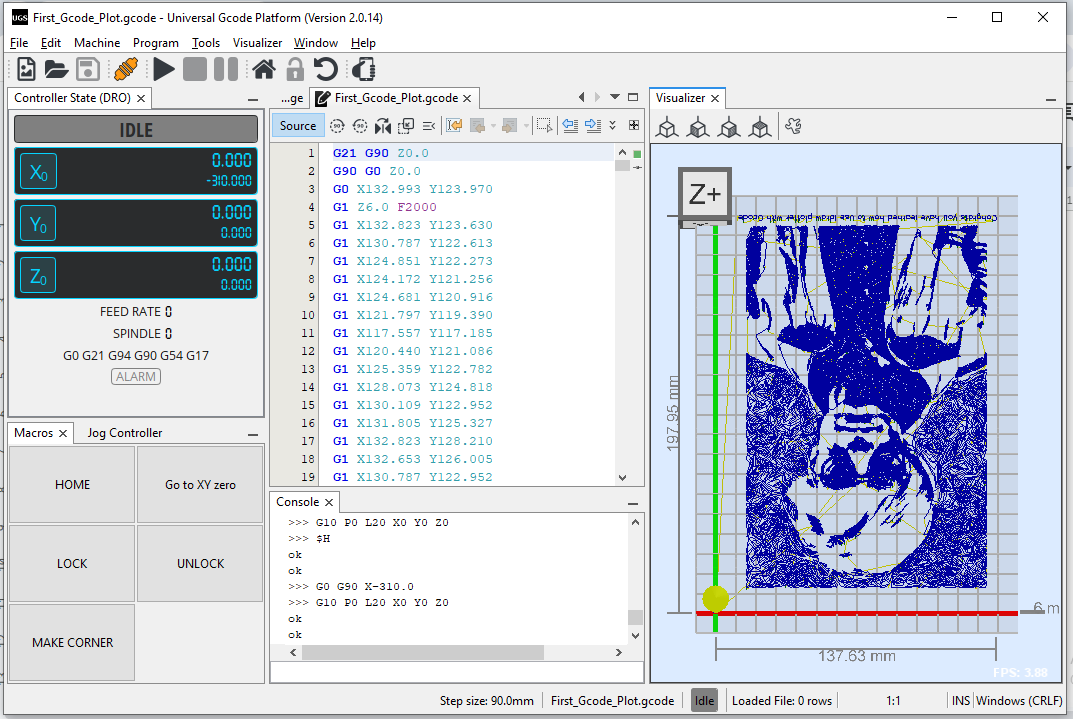 Setting Up the iDraw Pen Plotter for the First Time Gcode Usage