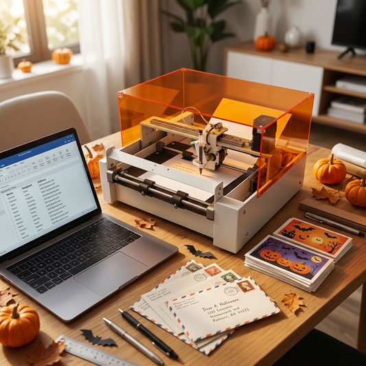 Personalized Halloween Invitations with Automated Handwriting
