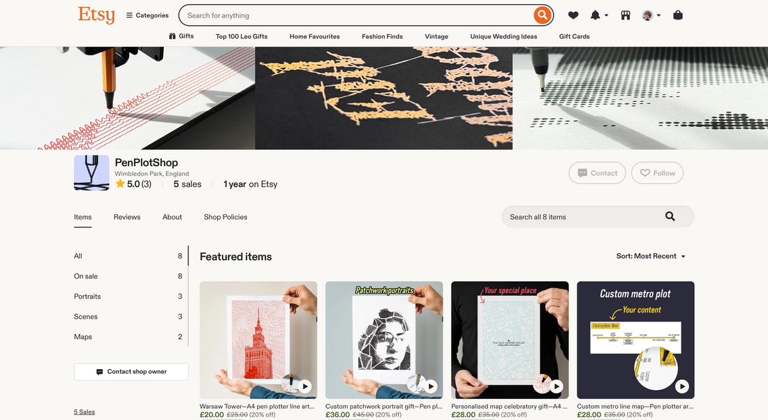 From Screen to Ink: How a London Designer Turned a Birthday Gift into ‘Pen Plot Shop’