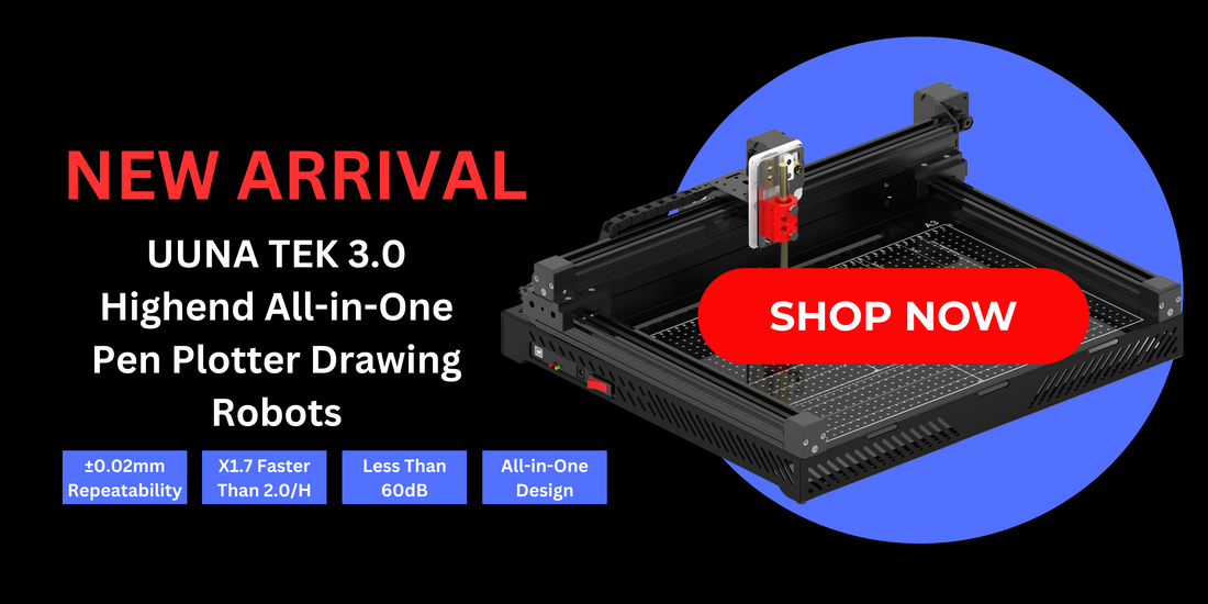 UUNA TEK 3.0: The First High-End All-in-One Pen Plotter Drawing Machine