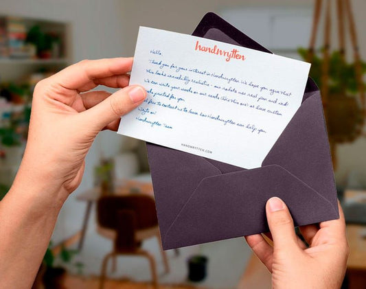 Handwritten letter service