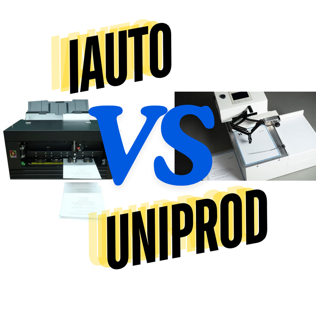 Comparison of Automatic Handwriting Machine Signature Machine: iAuto vs. Uniprod