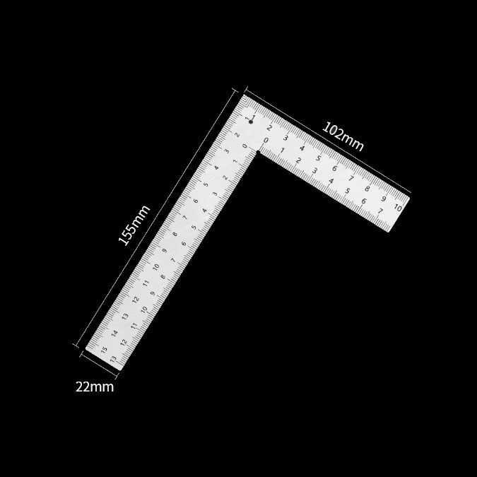 Stainless Steel L Shape Square Ruler