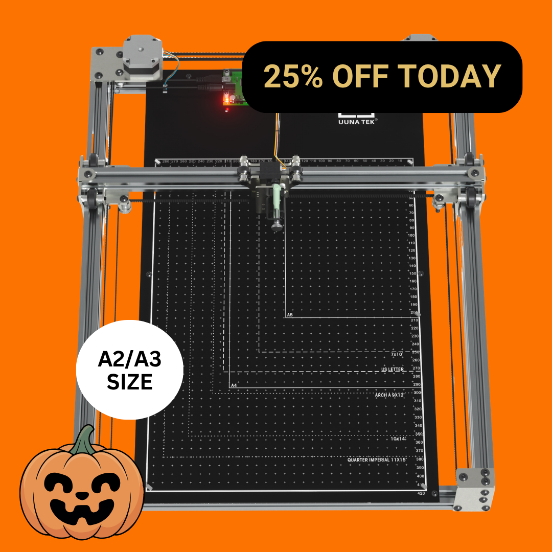 iDraw H SE A3/A2 Drawing Robot for Artists, Generative Art & Handwriting Automation – Combines the Robust iDraw H Hardware with Flexible Axidraw Software