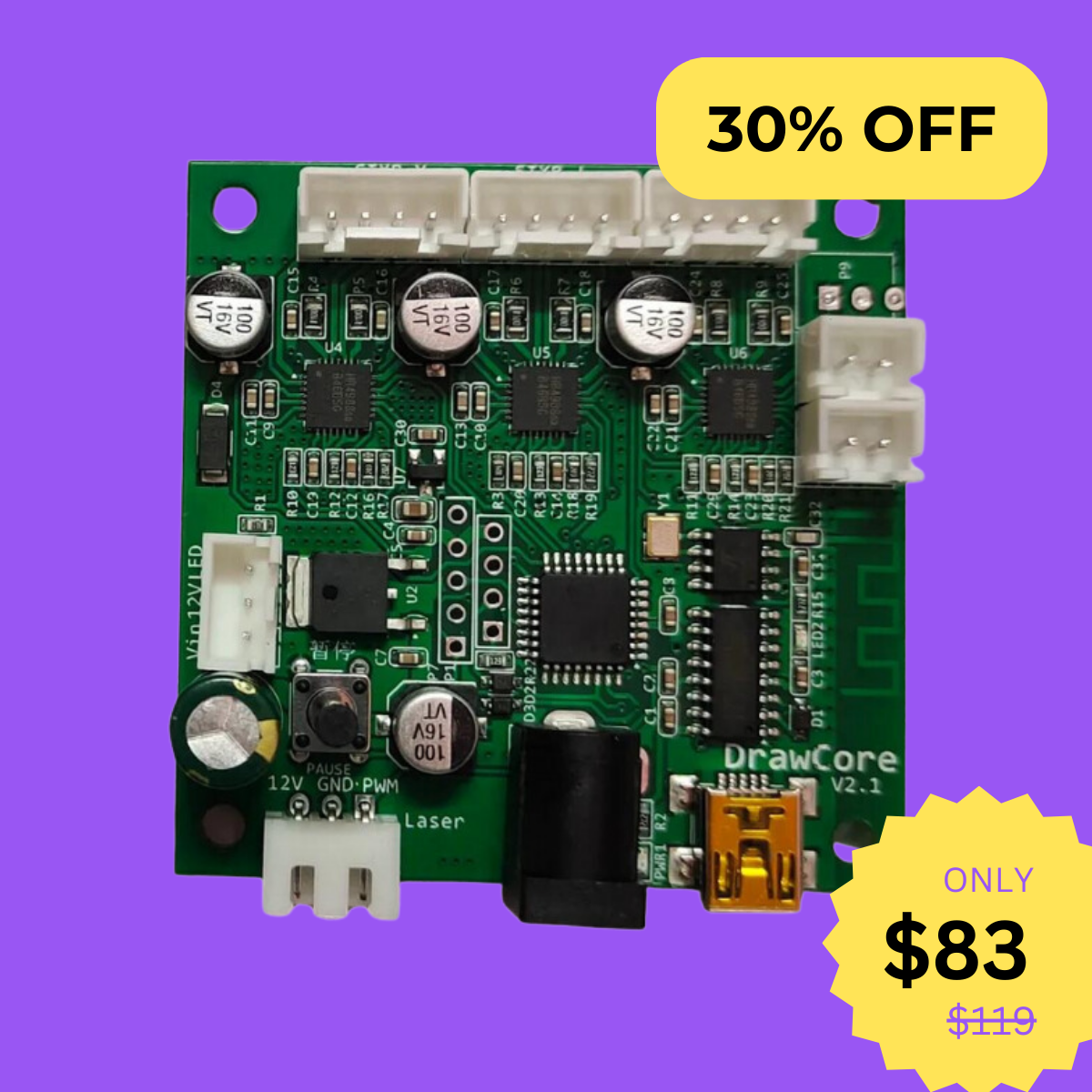 Motherboard for UUNA TEK® iDraw 1.0/2.0/H/H SE