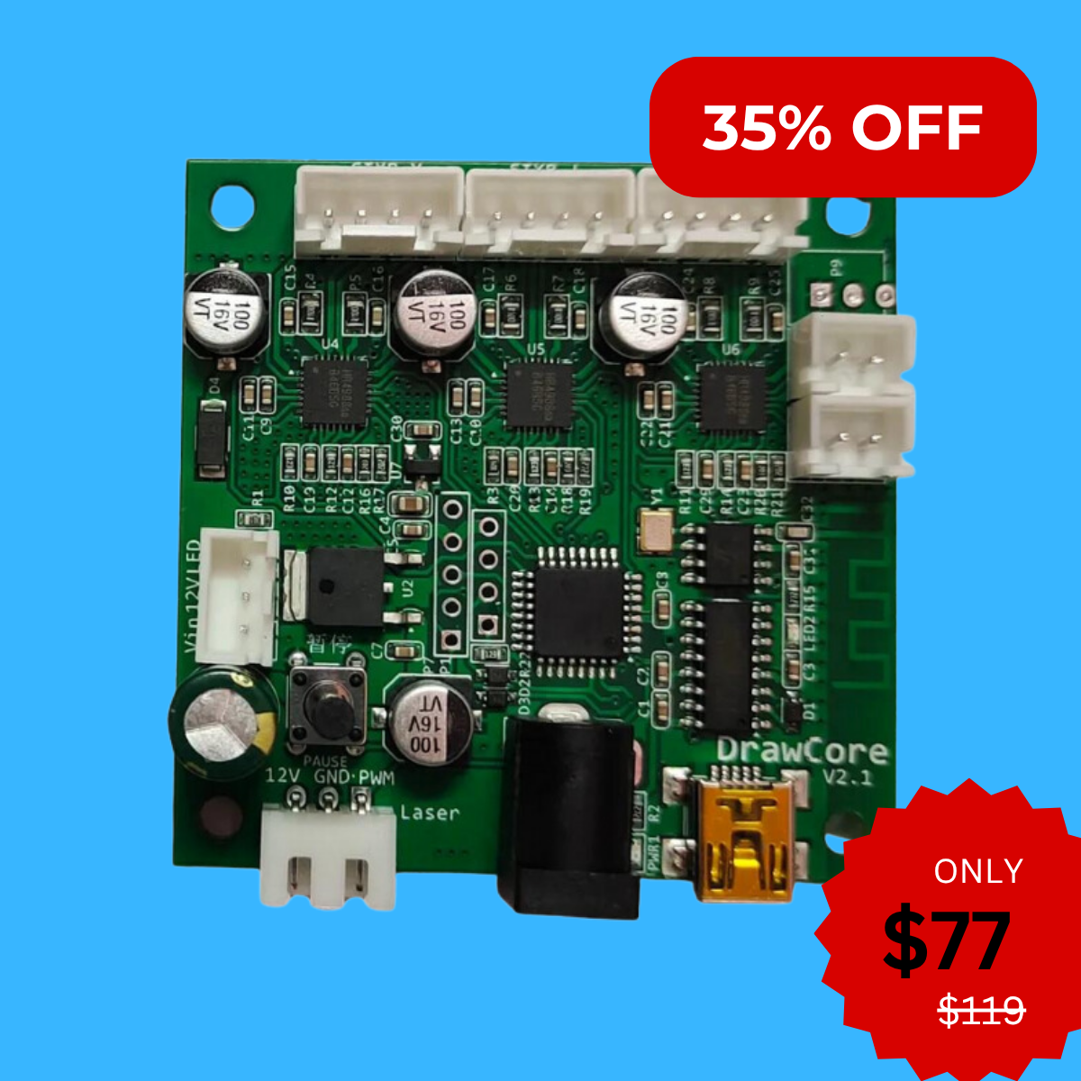 Motherboard for UUNA TEK® iDraw 1.0/2.0/H/H SE