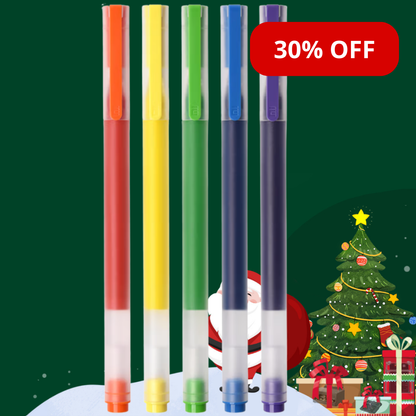 5-Color Quick-Dry Fountain Pen Bundle