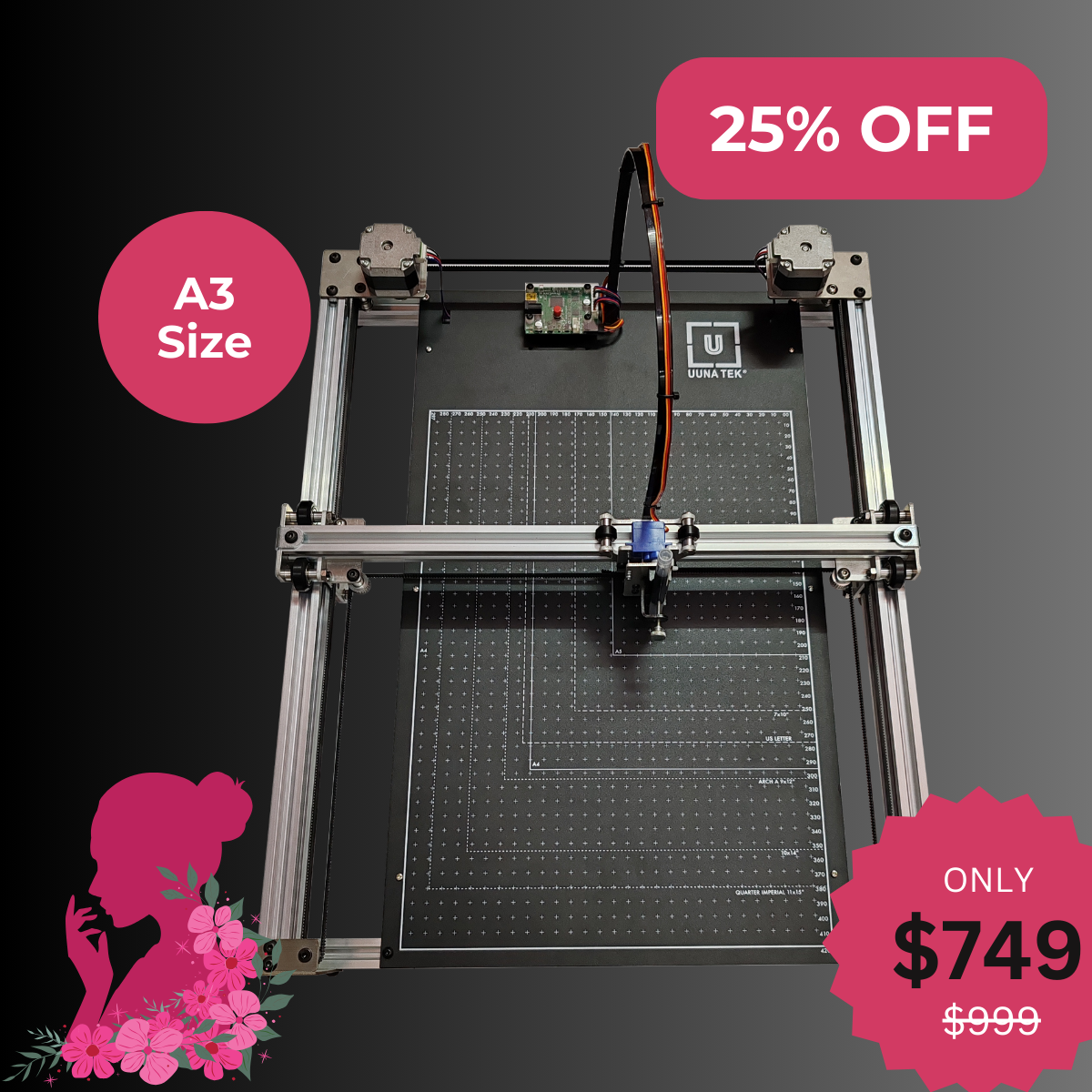 UUNA TEK iAuto - Automatic Writing Machine for Bulk Writing