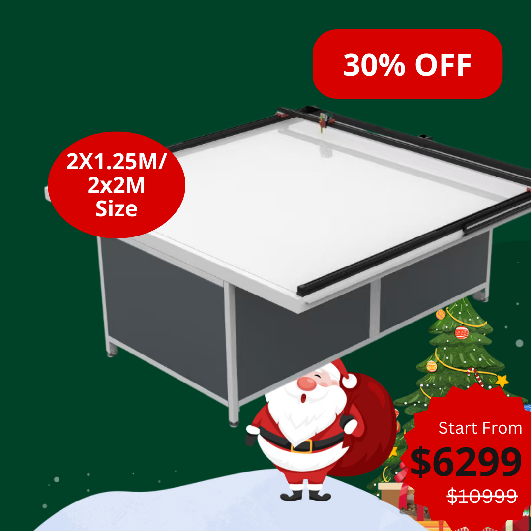 UUNA TEK 3.0 - (2X1.25M/2X2M) Preassembled Premium All-in-One Architect Drawing Table & Pen Plotter  for Architectural Drafting with WiFi and SD Card