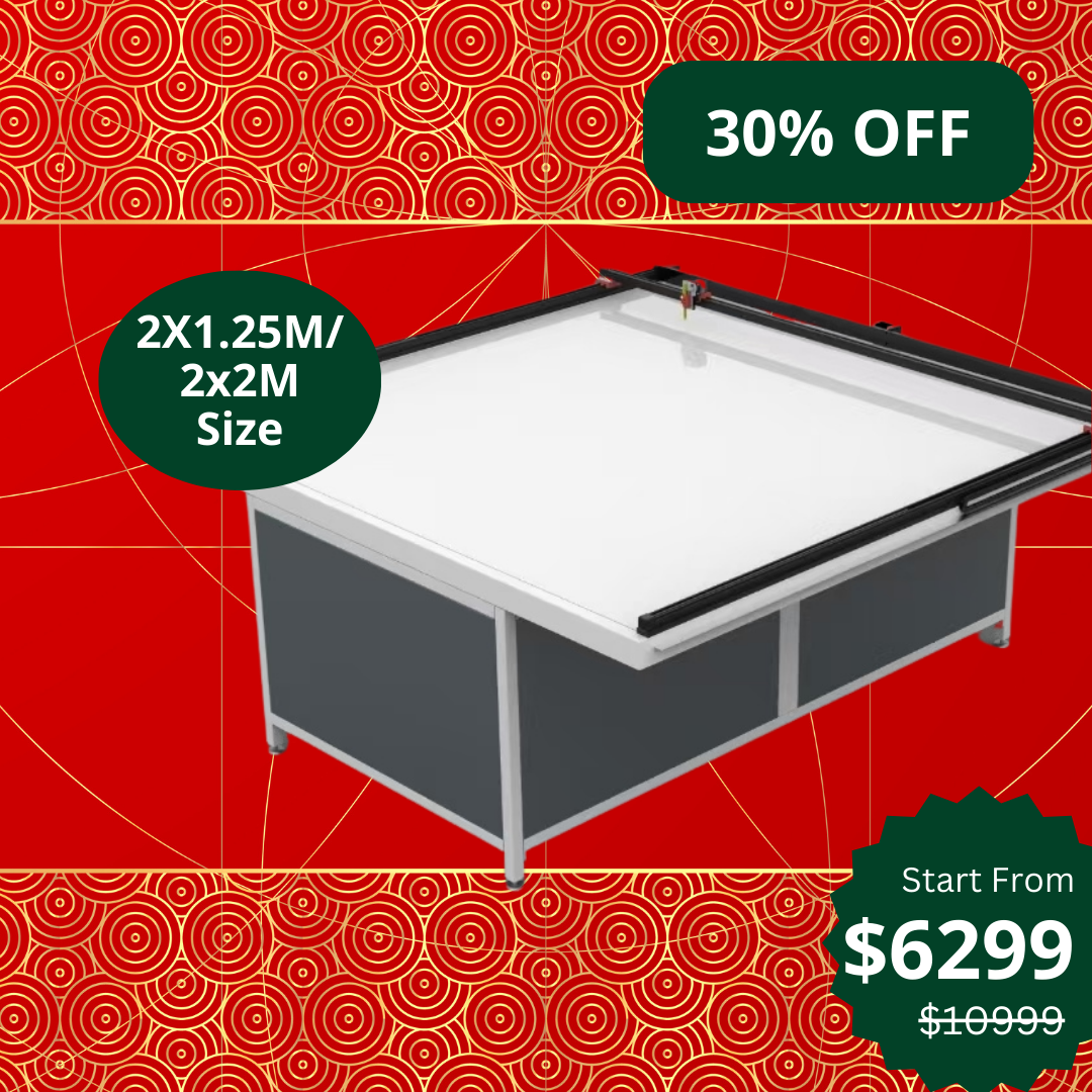 UUNA TEK 3.0 - (2X1.25M/2X2M) Preassembled Premium All-in-One Architect Drawing Table & Pen Plotter  for Architectural Drafting with WiFi and SD Card