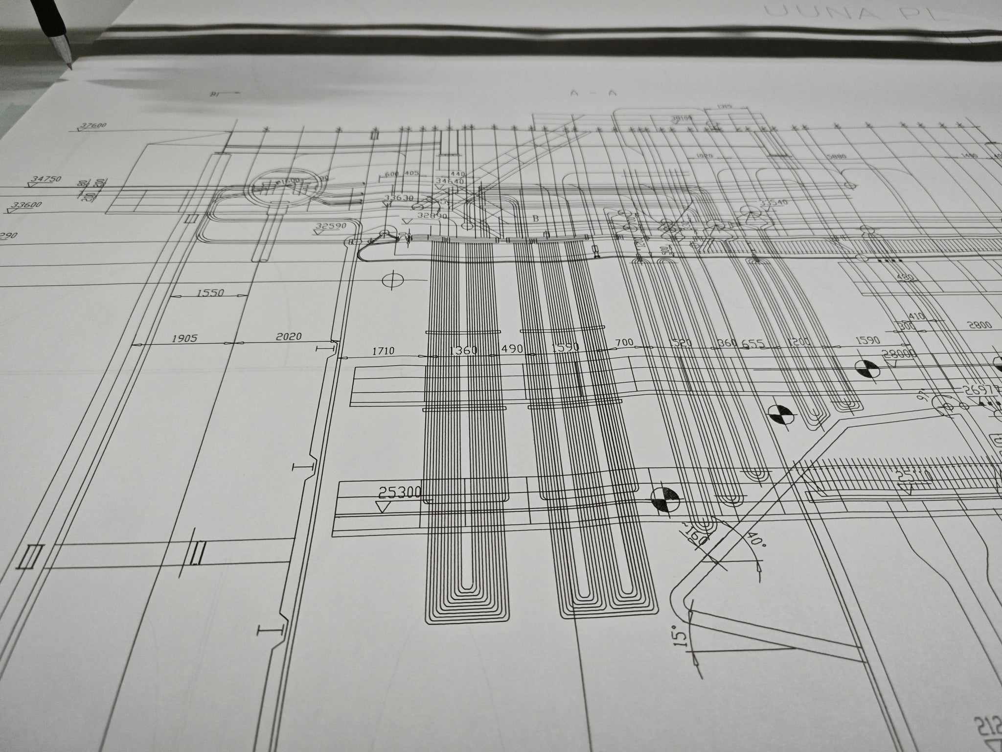 UUNA TEK 3.0 - (2x1.25m/2x2m/4x2m) Preassembled High-End All-in-One Architect Drawing Table & Pen Plotter  for Architectural Drafting