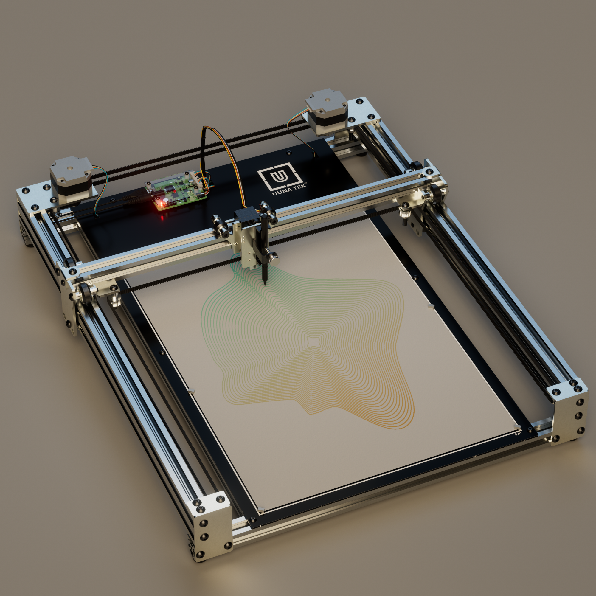 iDraw H SE - A3/A2 Size CoreXY Preassembled Drawing Robot for Artists Pen Plotter Drawing Machine Writing Machine Signature Machine| UUNA TEK