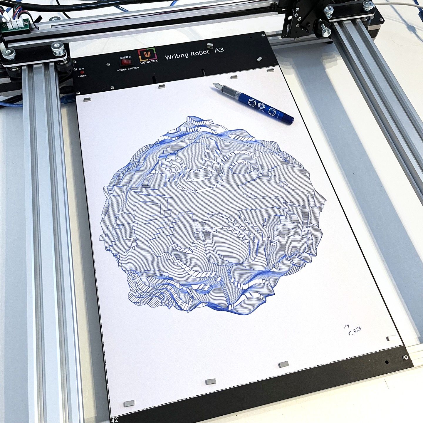 UUNA TEK 3.0 - Highend All-in-One Pen Plotter Drawing Robot