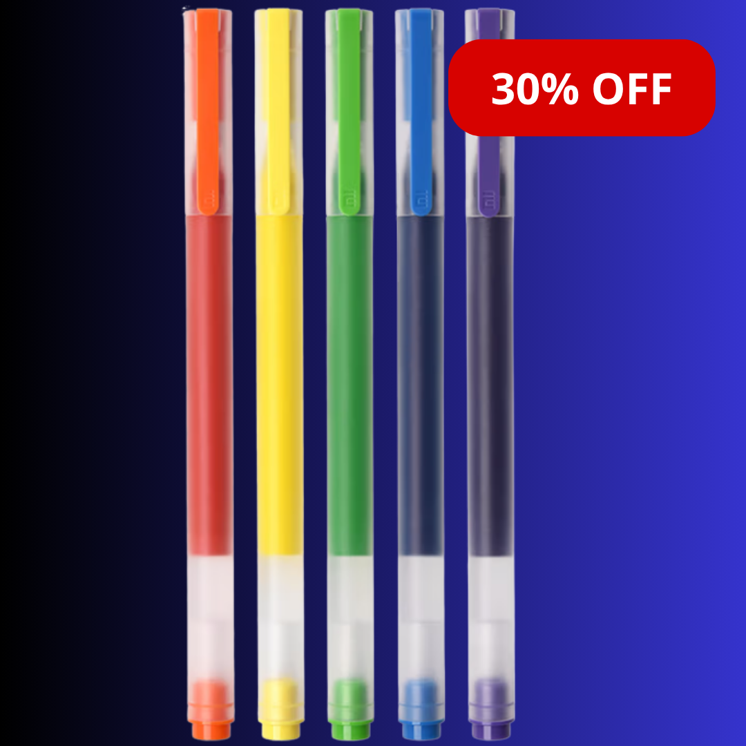 5-Color Quick-Dry Fountain Pen Bundle - UUNA TEK CO.,LIMITED