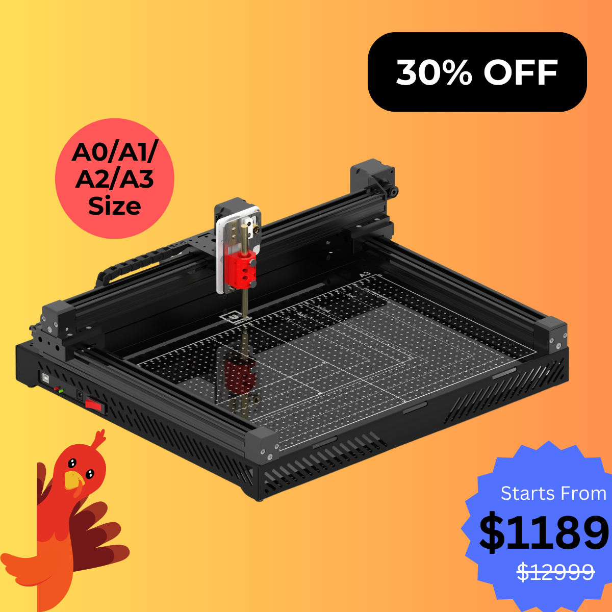 UUNA TEK iAuto - Automatic Writing Machine for Bulk Writing