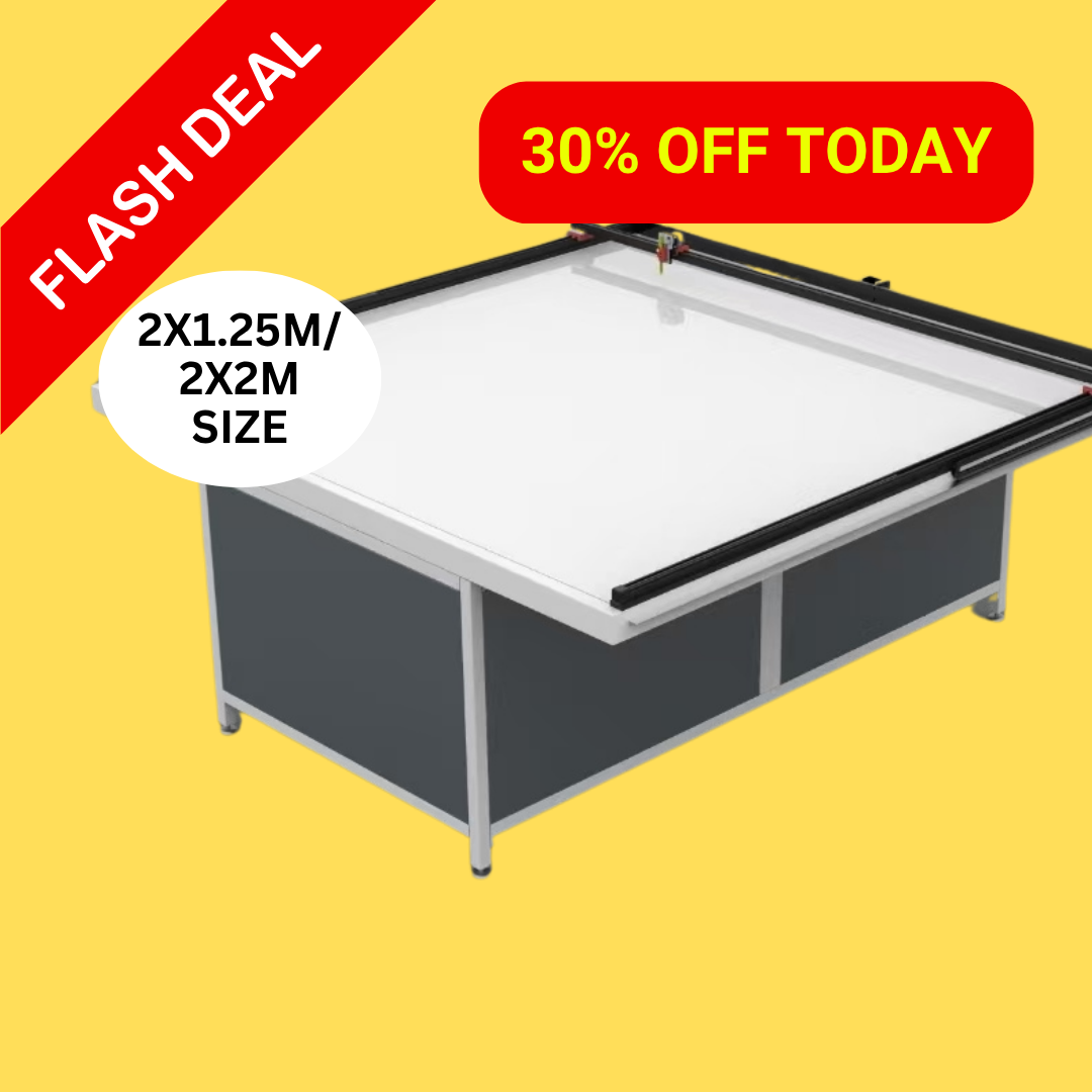 UUNA TEK 3.0 - (2X1.25M/2X2M) Preassembled Premium All-in-One Architect Drawing Table & Pen Plotter  for Architectural Drafting with WiFi and SD Card