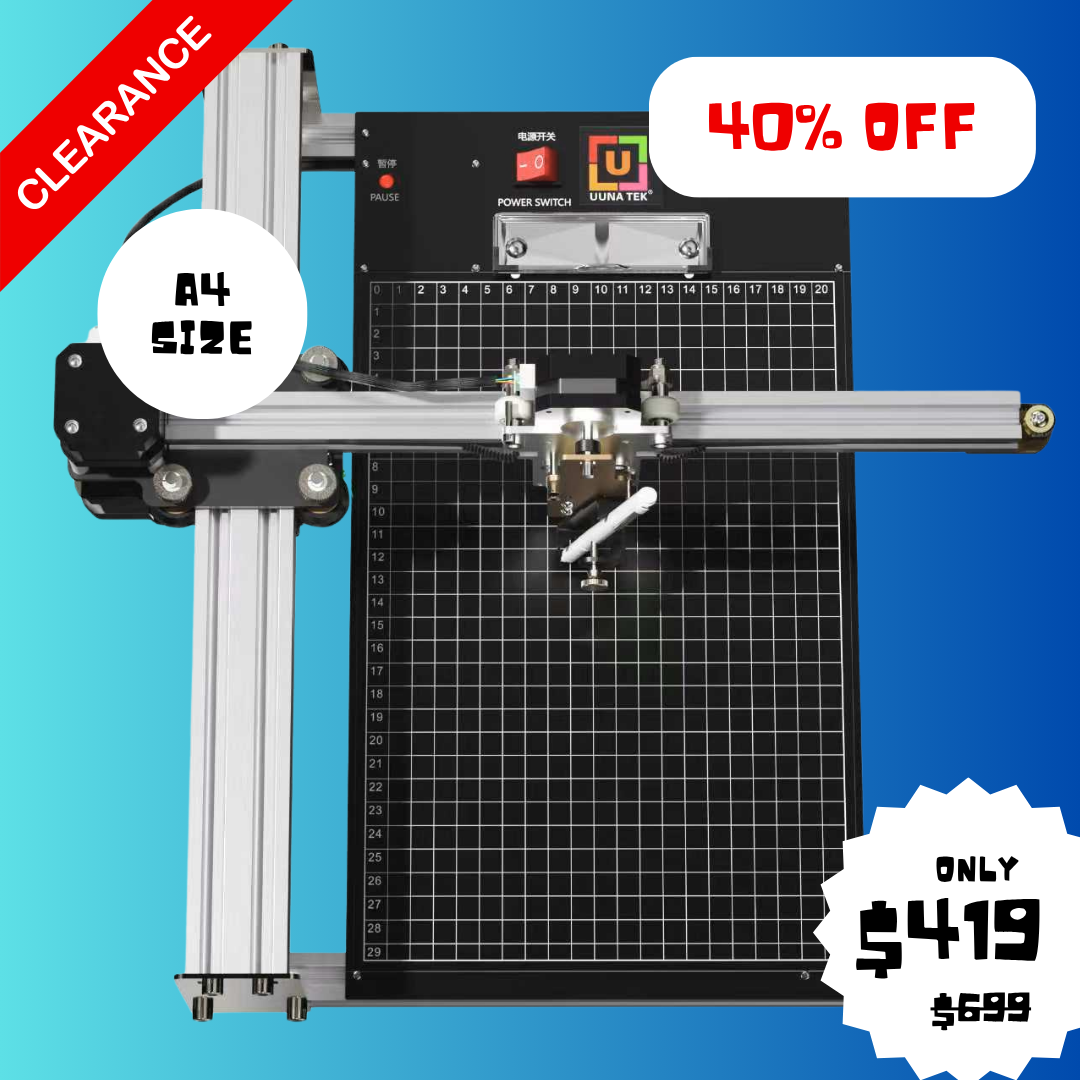 UUNA TEK®  iDraw 2.0 - A4 Size Drawing Robot Drawing Machine, Best Entry - Level Pen Plotter
