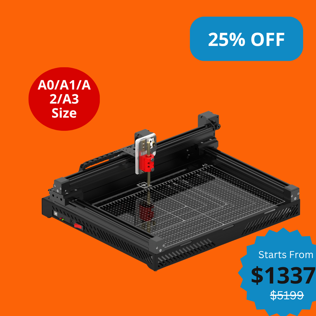 UUNA TEK 3.0 - A3/A2/A1/A0 Size Preassembled Premium All-in-One Pen Plotter Drawing Robot Drawing Machine Writing Machine Signature Machine