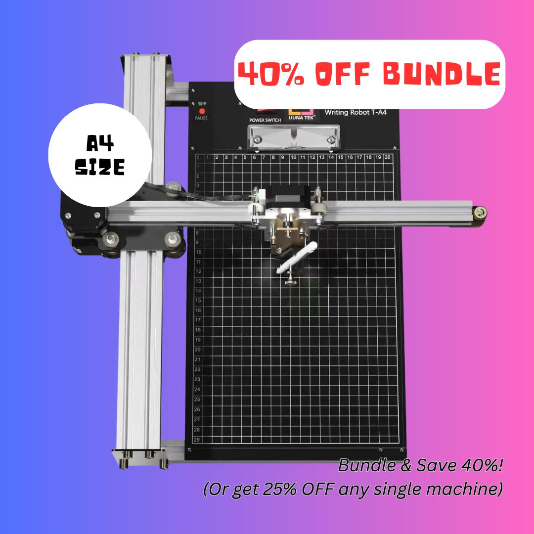 UUNA TEK®  iDraw 2.0 - A4 Size Drawing Robot Drawing Machine, Best Entry - Level Pen Plotter