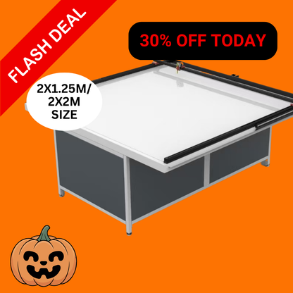 UUNA TEK 3.0 - (2X1.25M/2X2M) Preassembled Premium All-in-One Architect Drawing Table & Pen Plotter  for Architectural Drafting with WiFi and SD Card