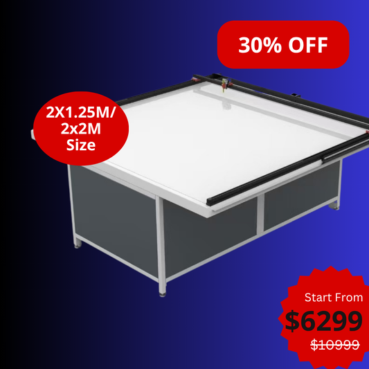 UUNA TEK 3.0 - (2X1.25M/2X2M) Preassembled Premium All-in-One Architect Drawing Table & Pen Plotter  for Architectural Drafting
