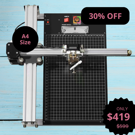 UUNA TEK®  iDraw 2.0 - A4 Size Drawing Robot Drawing Machine, Best Entry - Level Pen Plotter