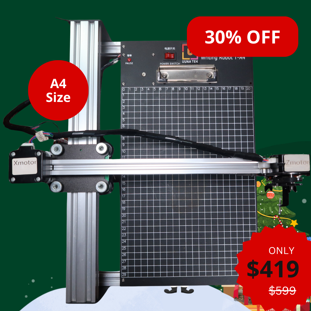 UUNA TEK®  iDraw 2.0 - A4 Size Drawing Robot Drawing Machine, Best Entry - Level Pen Plotter