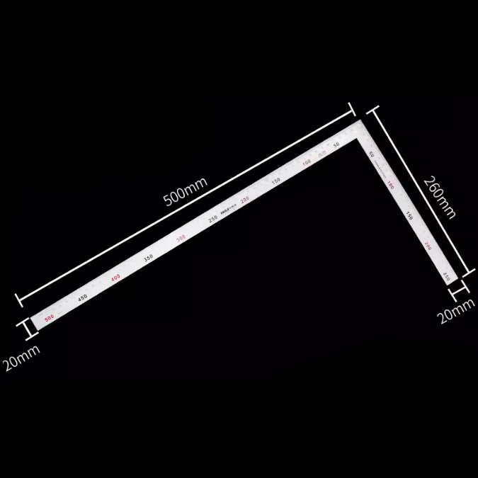 Stainless Steel L Shape Square Ruler