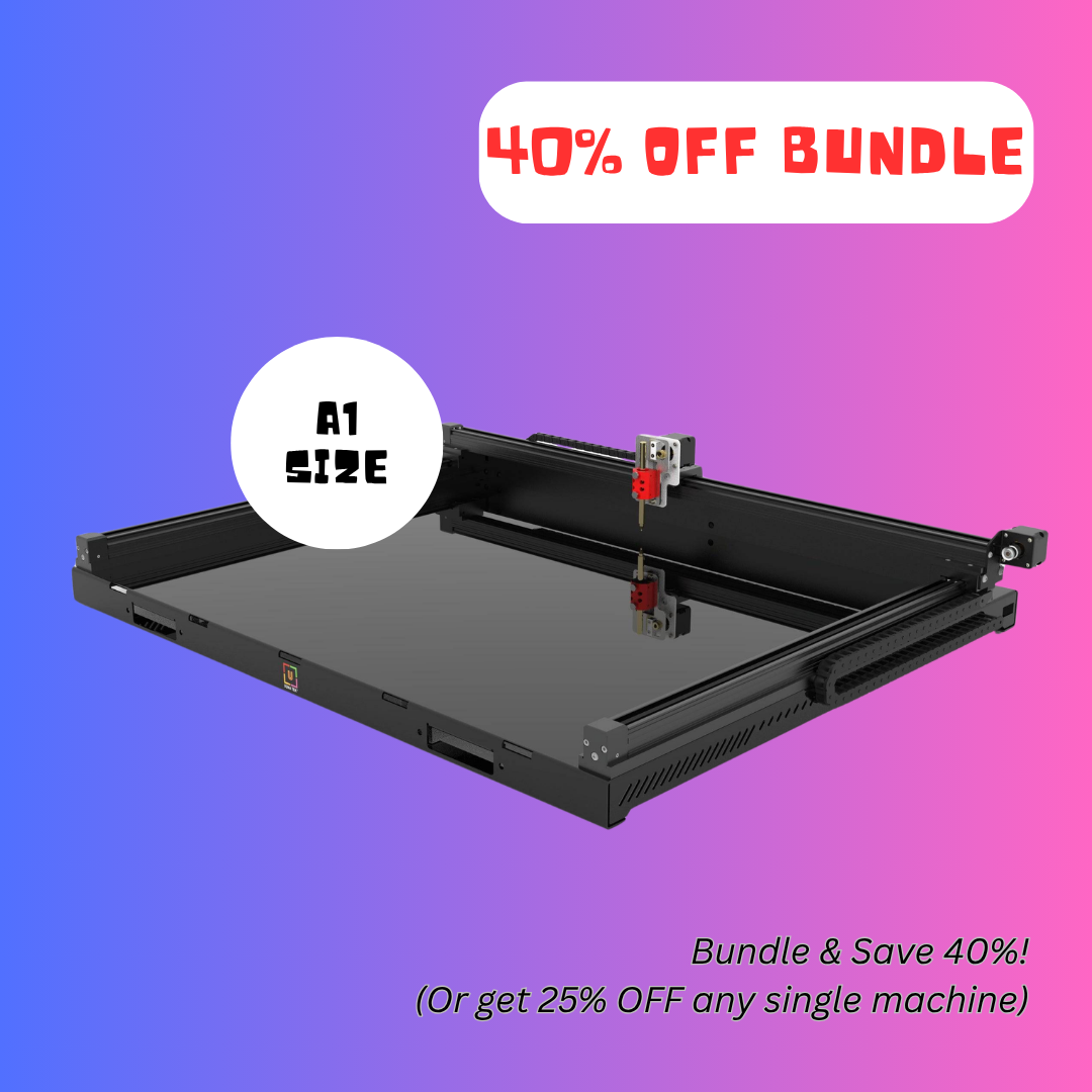 UUNA TEK 3.0 A1 Preassembled Premium All-in-One Pen Plotter Drawing Robot with WiFi & SD Card – Large Format, Quieter, Faster, More Precise