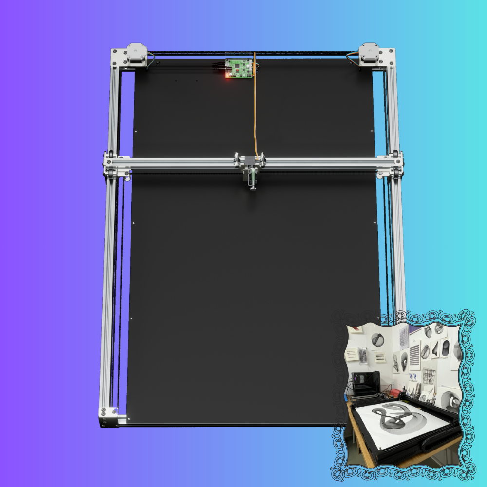 UUNA TEK ArtStation 2436 | Large Format Art Plotter & Institutional-Grade Generative Art Production System (36” × 24”)