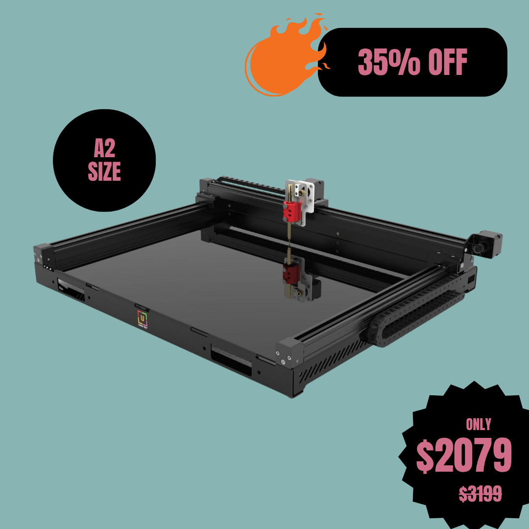 UUNA TEK 3.0 A2 Pen Plotter Drawing Robot – All-in-One with WiFi & SD Card, Medium-Size High-Precision Plotter