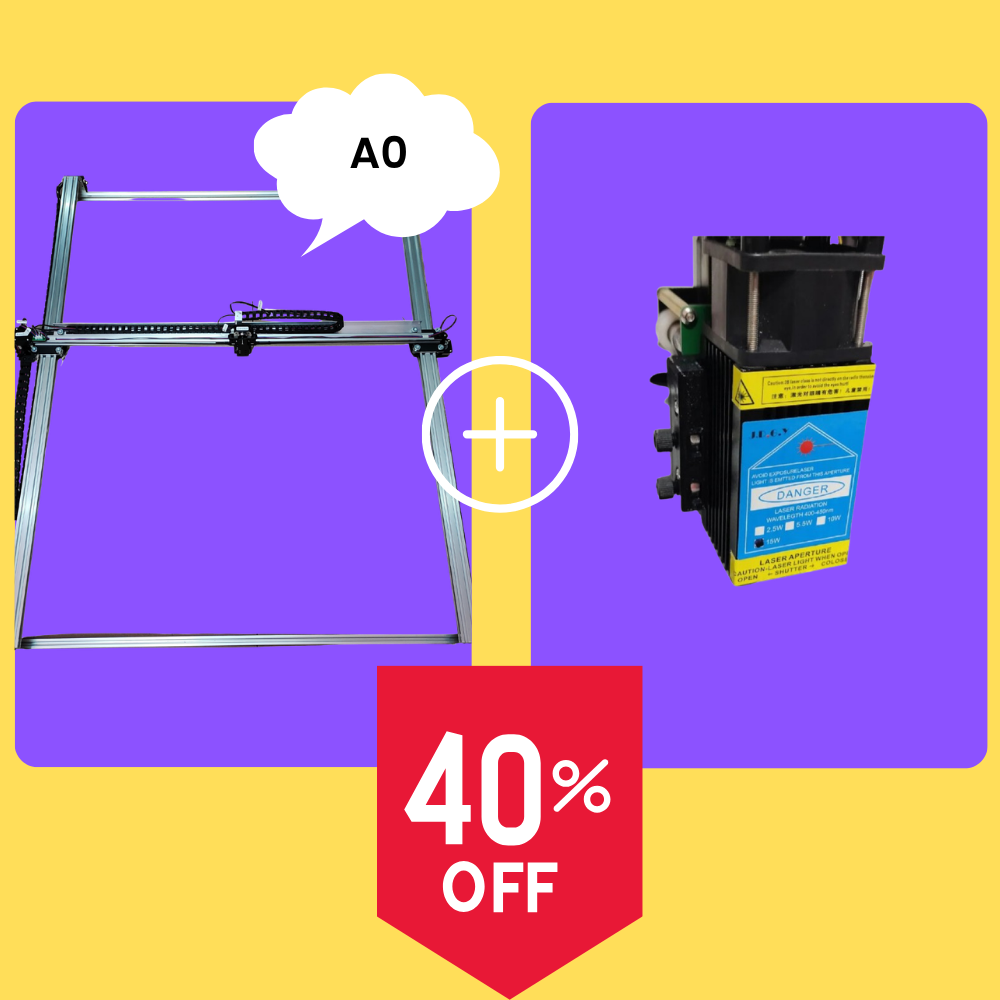 iDraw H A0+15W Laser Head Bundle