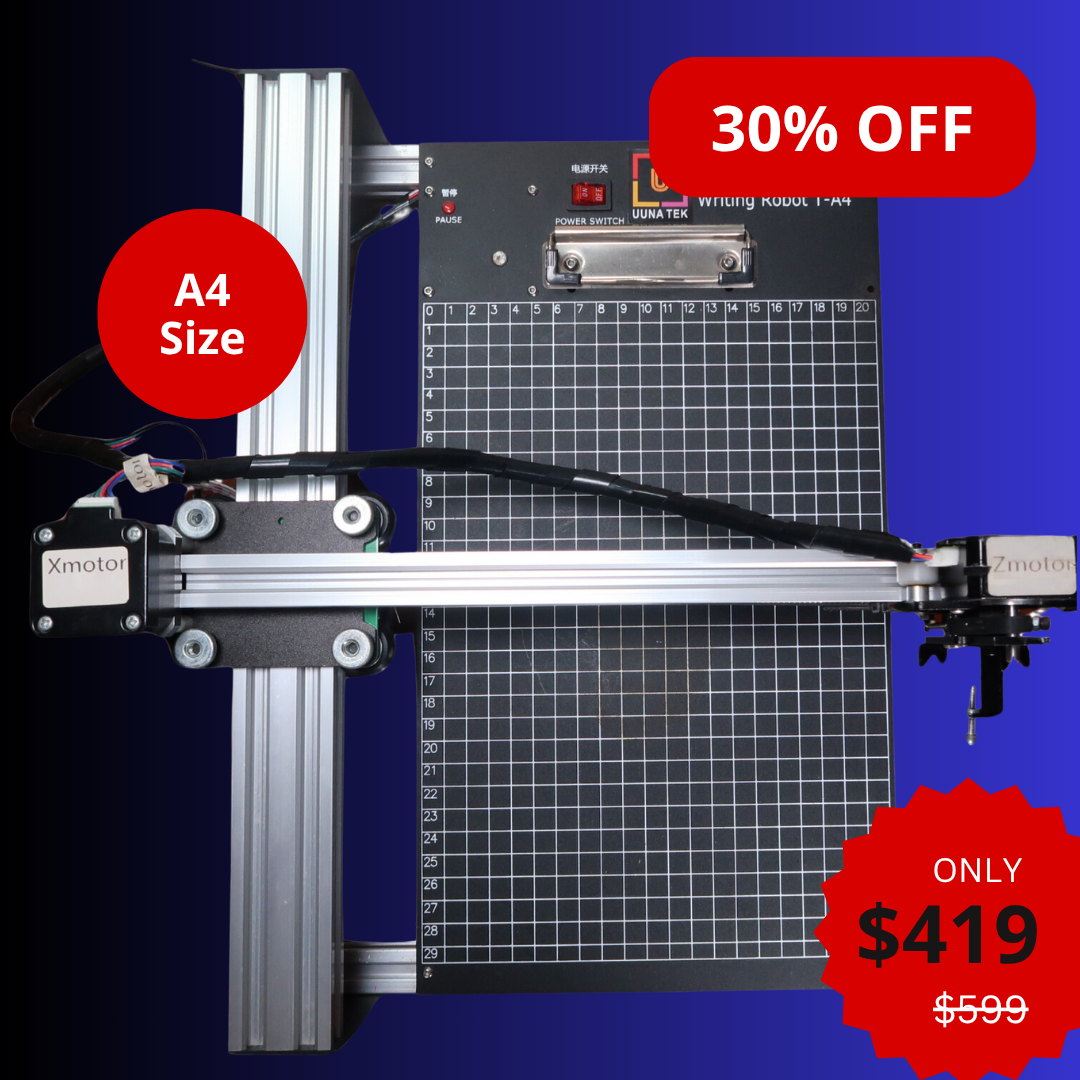 UUNA TEK®  iDraw 2.0 - A4 Size Drawing Robot Drawing Machine, Best Entry - Level Pen Plotter