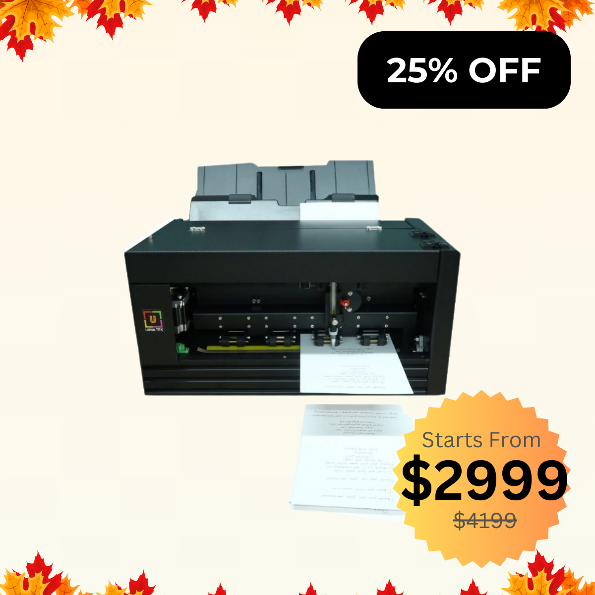 UUNA TEK iAuto - Automatic Writing Machine for Bulk Writing