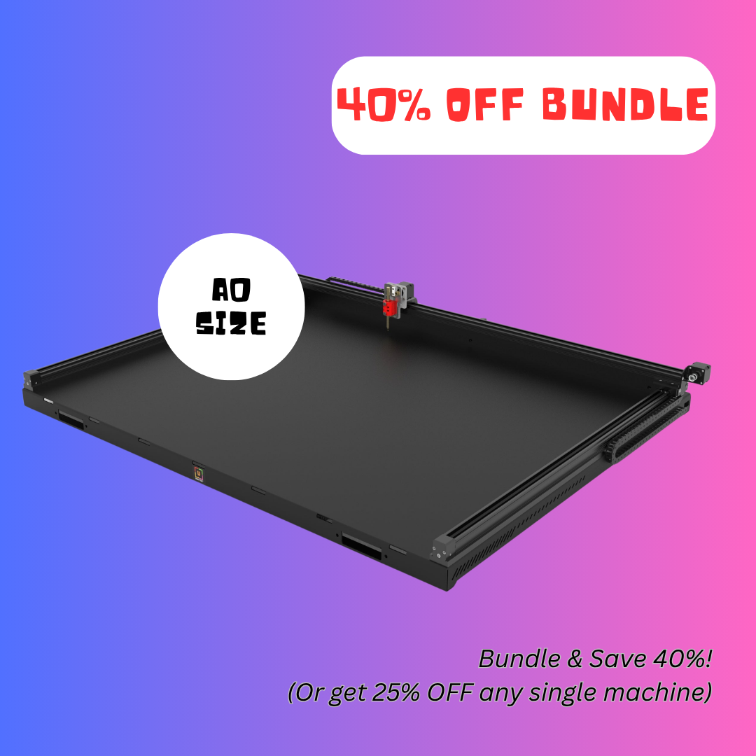 UUNA TEK 3.0 A0 Preassembled Premium All-in-One Pen Plotter Drawing Robot with WiFi & SD Card – Extra-Large Format, Quieter, Faster, More Precise