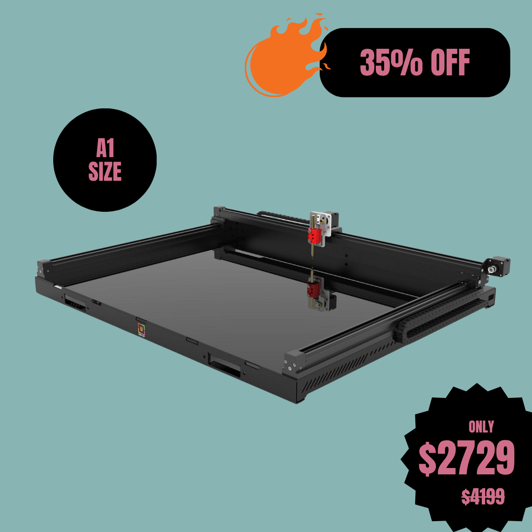 UUNA TEK 3.0 A1 Preassembled Premium All-in-One Pen Plotter Drawing Robot with WiFi & SD Card – Large Format, Quieter, Faster, More Precise