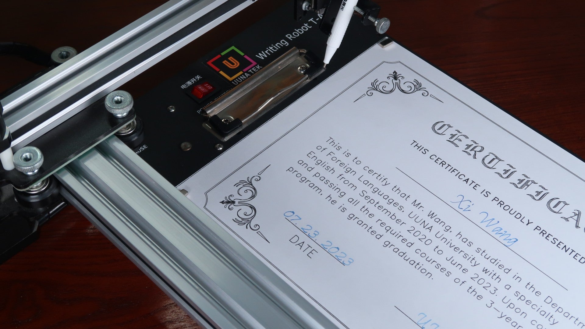 iDraw H A3 Pen Plotter Drawing Robot Pen Plotter Drawing Machine Writing Machine Signature Machine| UUNA TEK