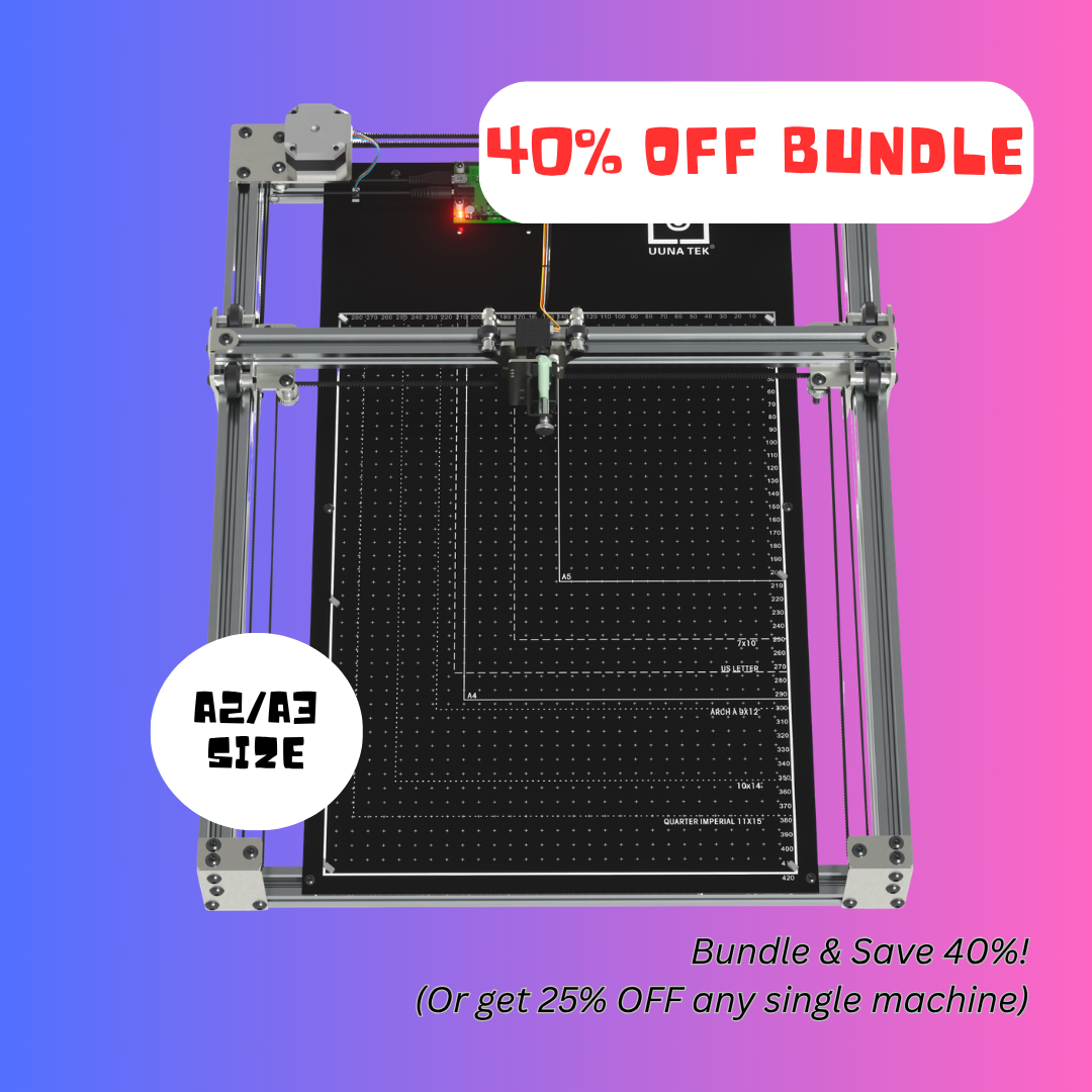 iDraw H SE A3/A2 Drawing Robot for Artists, Generative Art & Handwriting Automation – Combines the Robust iDraw H Hardware with Flexible Axidraw Software