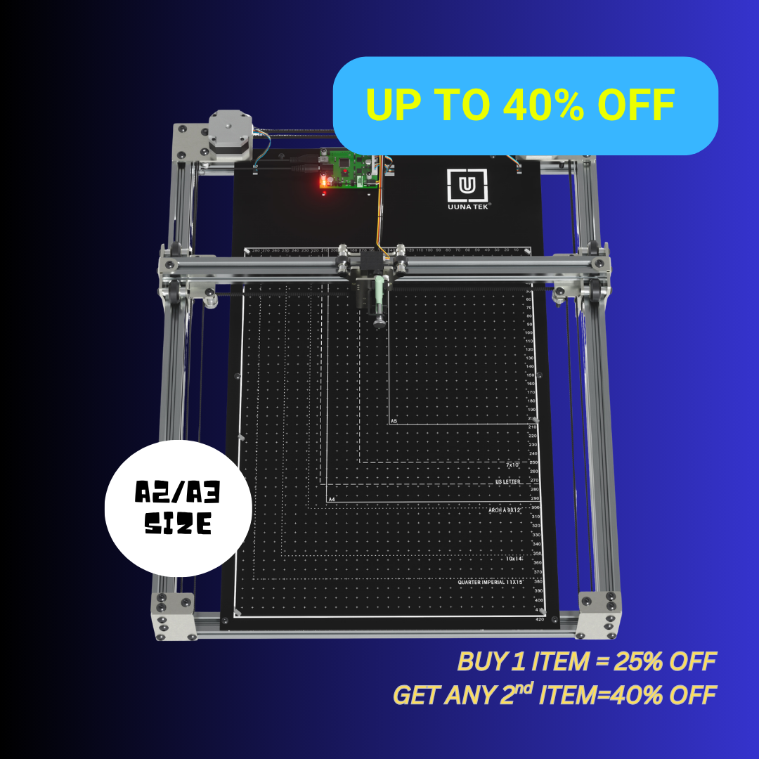 iDraw H SE A3/A2 Drawing Robot for Artists, Generative Art & Handwriting Automation – Combines the Robust iDraw H Hardware with Flexible Axidraw Software