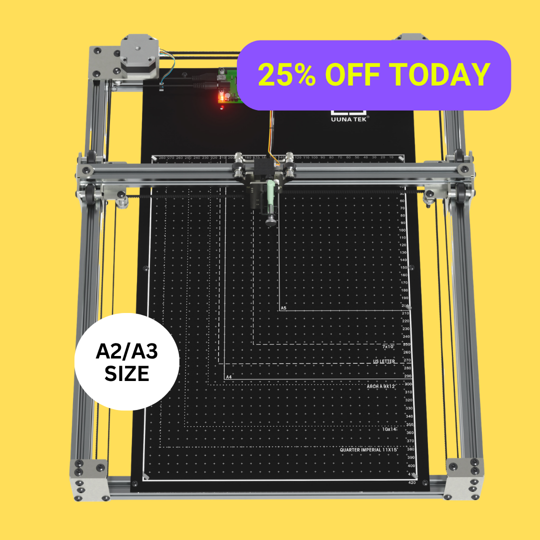 iDraw H SE A3/A2 Drawing Robot for Artists, Generative Art & Handwriting Automation – Combines the Robust iDraw H Hardware with Flexible Axidraw Software