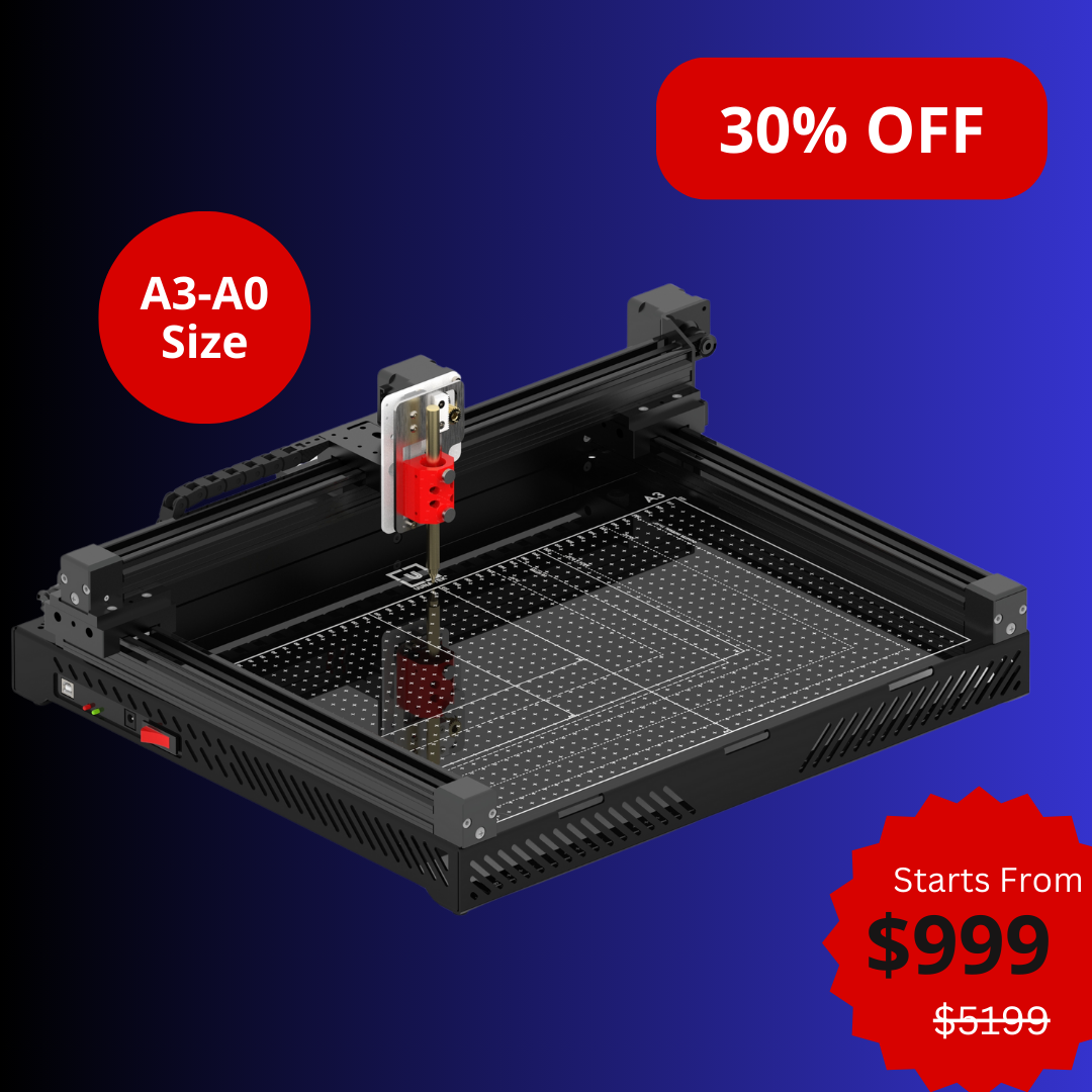 UUNA TEK 3.0 - A3/A2/A1/A0 Size Preassembled Premium All-in-One Pen Plotter Drawing Robot Drawing Machine Writing Machine Signature Machine